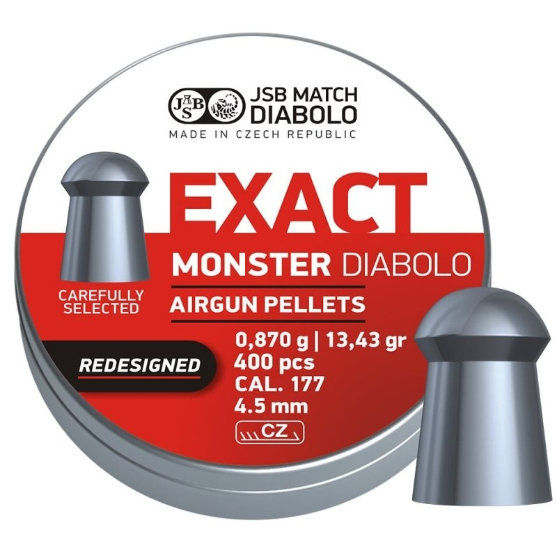 Plombs Exact Monster cal. 4,5 (.177) 400 unités