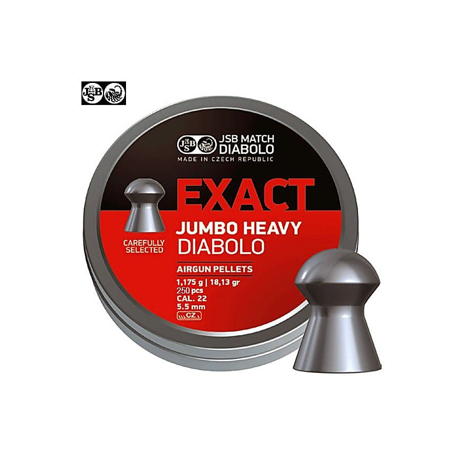 Plombs Jumbo Exact Express cal. 5,5 (.22) 250 unités