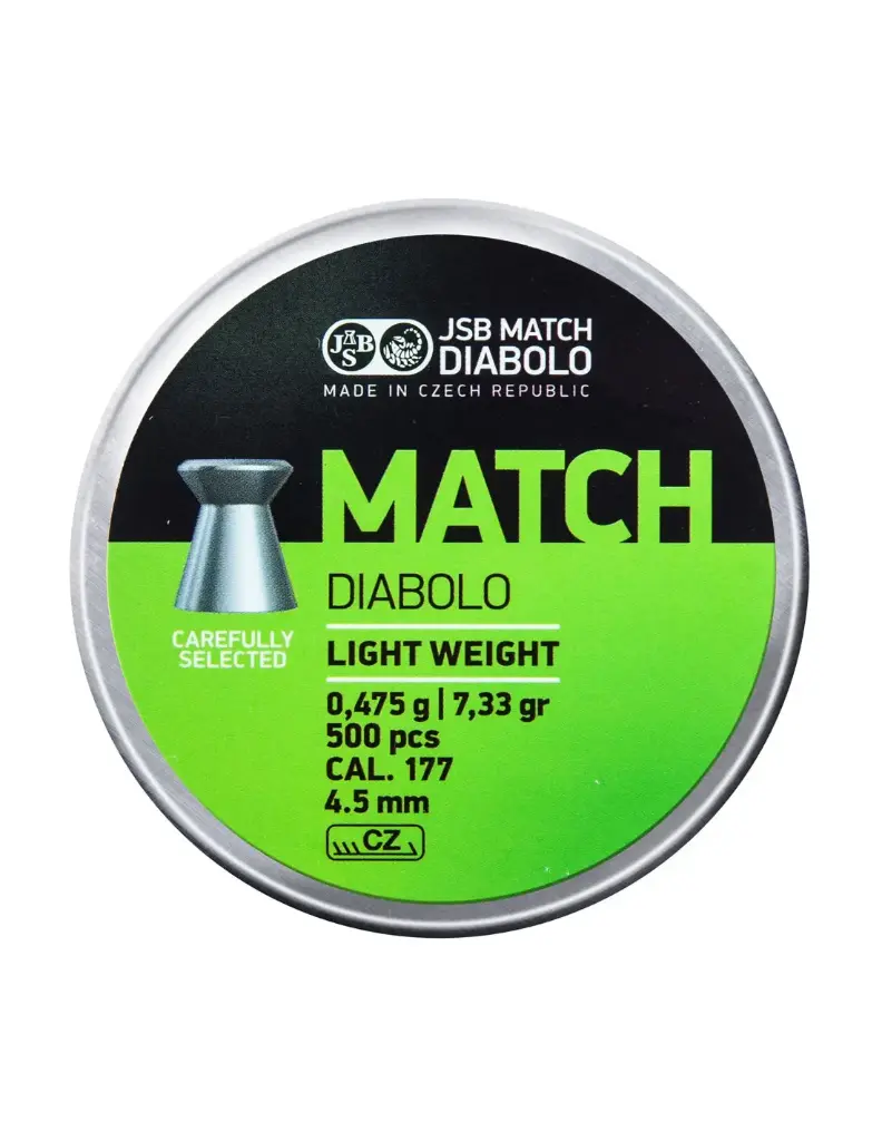 Plombs Match Light cal. 4,5 (.177) 500 unités 