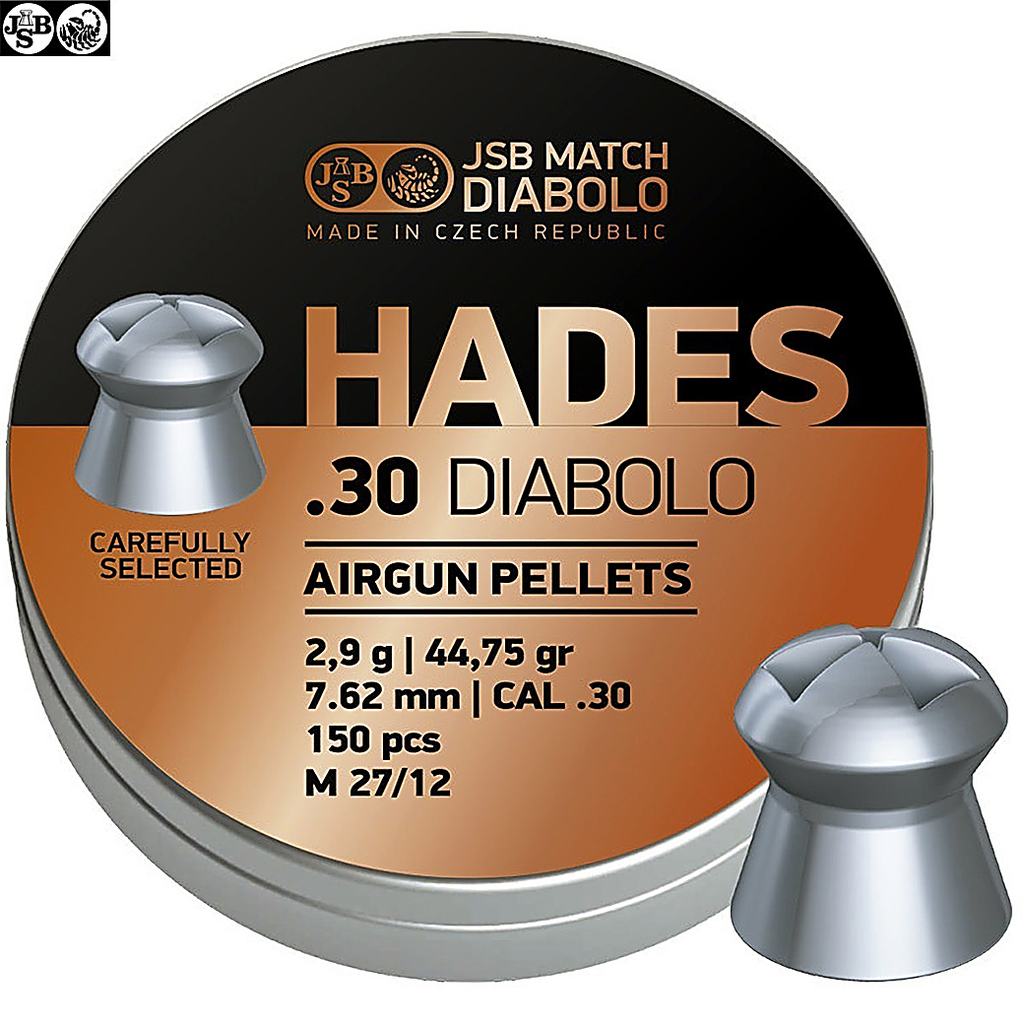 Plombs Hades cal. 7,62 (.30) 150 unités